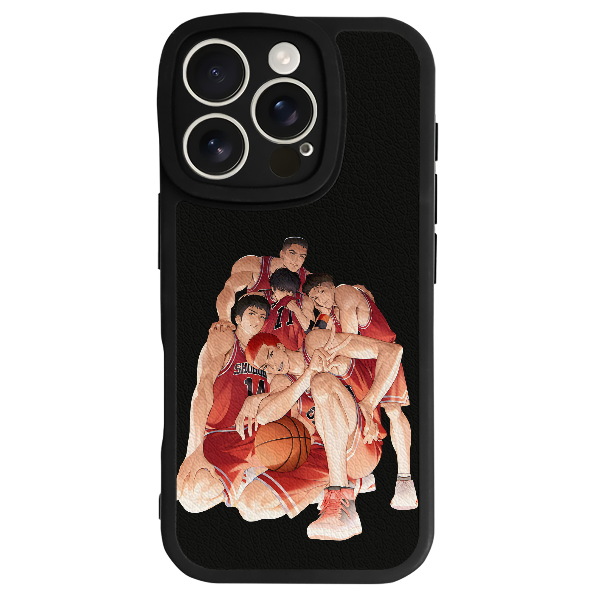 （画像用） SLAM DUNK／スラムダンク 【iPhone 16シリーズ対応】シリコンスマホケース（レザー調） 材質：シリコン